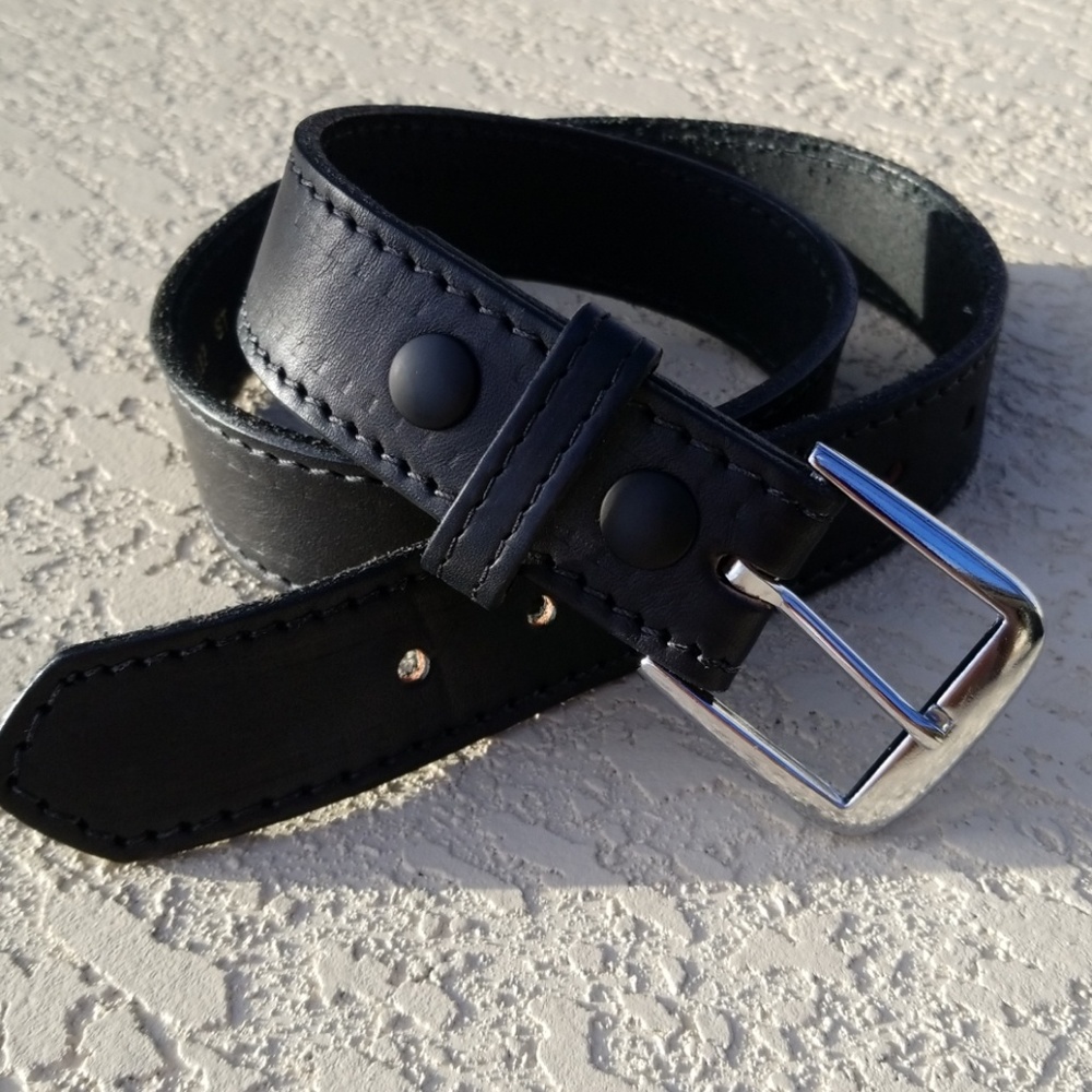 Black trouser belt size 34